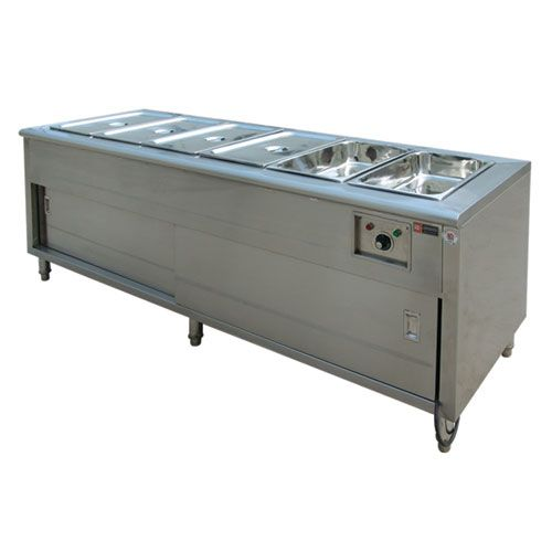 Six compartment insulated rice cabinet