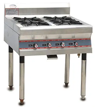 Four head pot stove