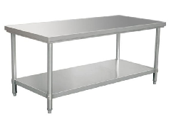 Double-layer flat work bench