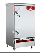 Double door steamed rice cart